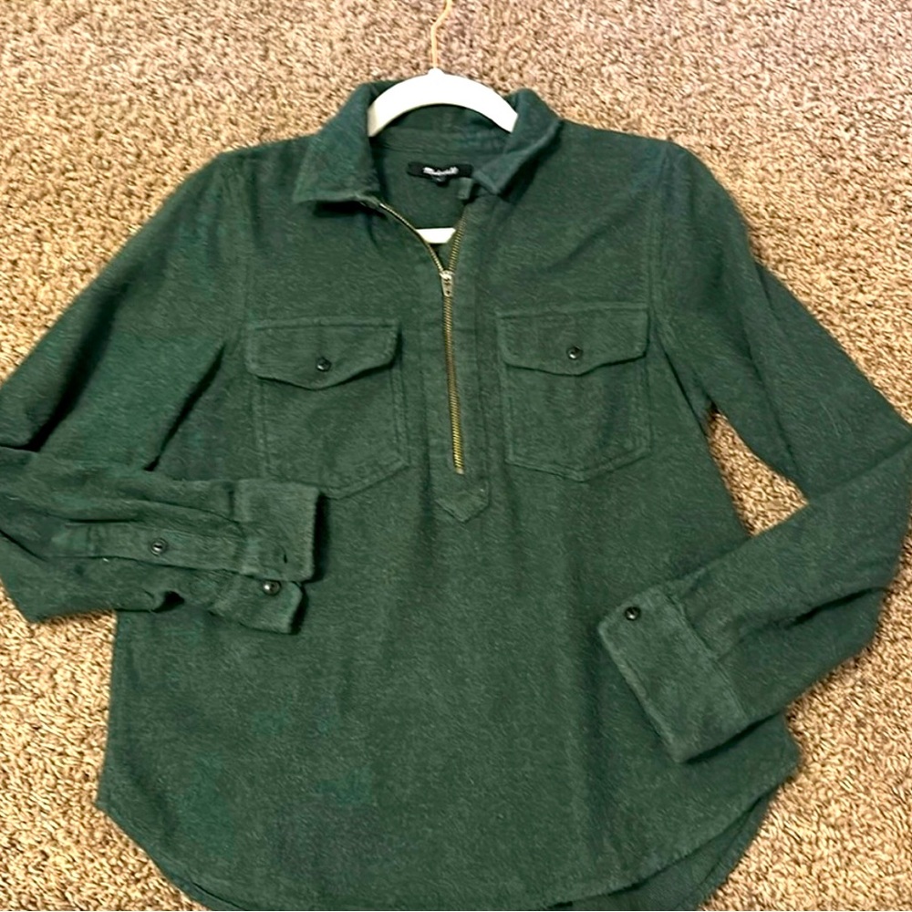 Madewell 3/4 Zip Up (S)